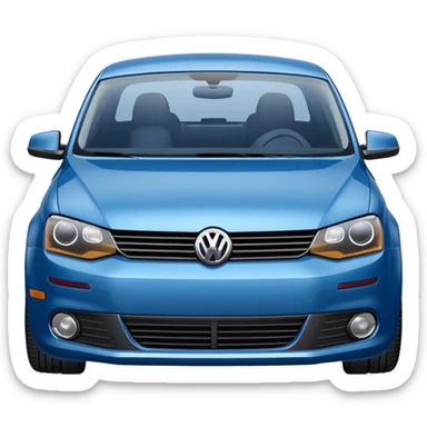 BLUE volkswagen Jetta 2003 sticker