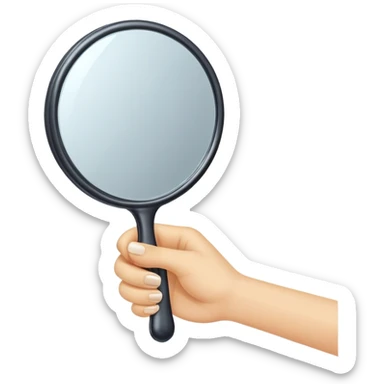 mirror handhold sticker