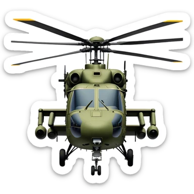 Sikorsky UH-60 Black Hawk - Sikorsky (Model Year: 2022) (Iconic colour: Olive green) sticker
