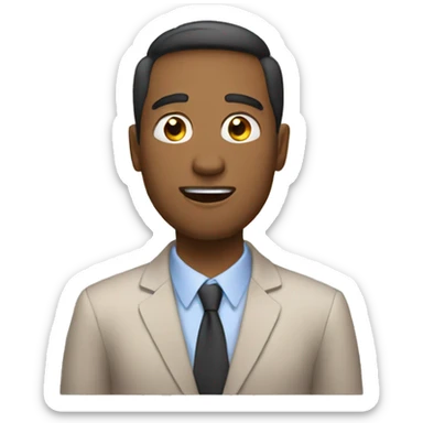 interviewer asking why? sticker