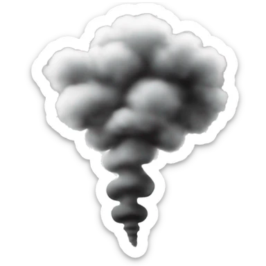 Exhaust smoke emission  sticker