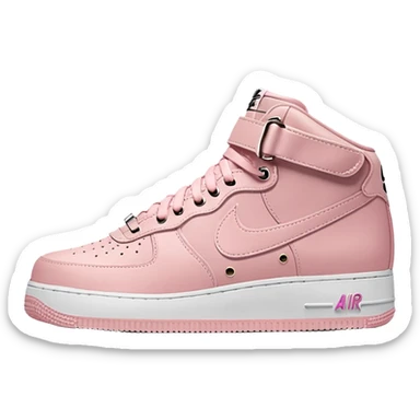 nike air force 1 light pink sticker