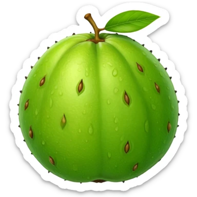 egzotic sour guava make more egzotic and fun sticker