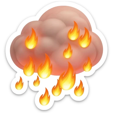 rain of fire sticker