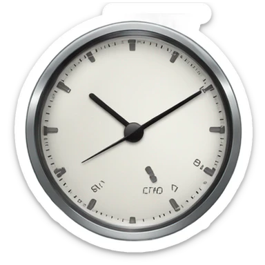 chronometer digital sticker