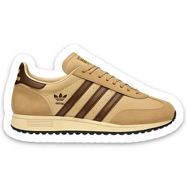 Adidas spezial beige, brown and gold sticker