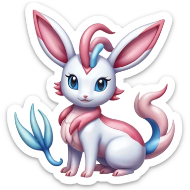 Shiny Sylveon-Milotic-hybrid sticker