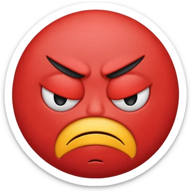 ‘Sleepy angry emoji with attitude’.” sticker