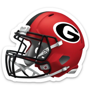 Georgia bulldogs helmet sticker
