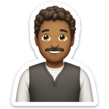 Padre con su hijo sticker