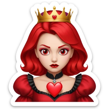 Red Queen from Alice in Wonderland movie sticker