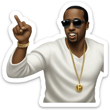 P Diddy sticker