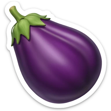 eggplant sticker