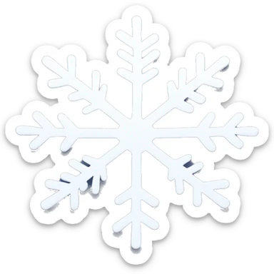 Snowflake  sticker