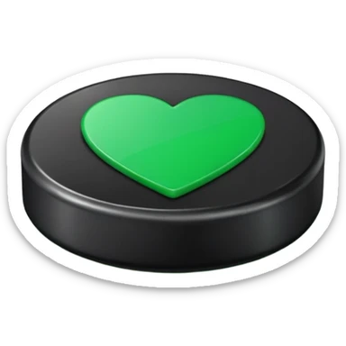 Mn wild hockey with green heart  sticker