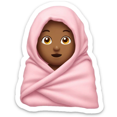 Baby pink blanket  sticker