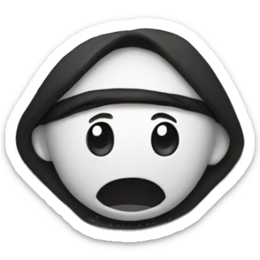“T_T” emoticon as an emoji sticker