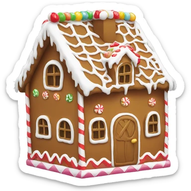 Gingerbread house  sticker