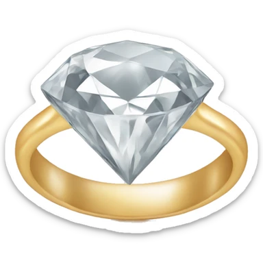 diamond ring sticker
