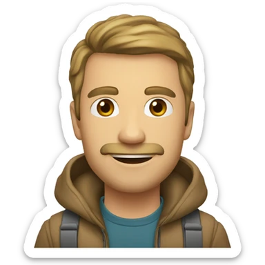 дівчинка з рудим волоссям sticker