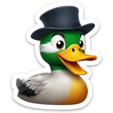Duck sticker