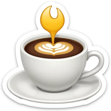 El hareketi olan çomak sticker