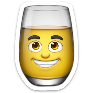 Georges Clooney verre de vin sticker