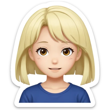 Anime girl Akanbe (あかんべえ) sticker