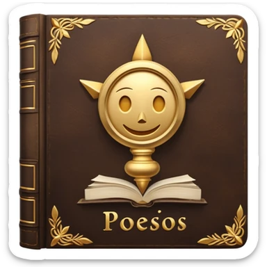 libro de poesias sticker