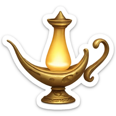Genie lamp  sticker