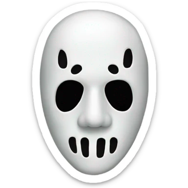 Ghostface Mask sticker