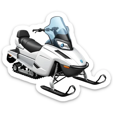 a snowmobile sticker