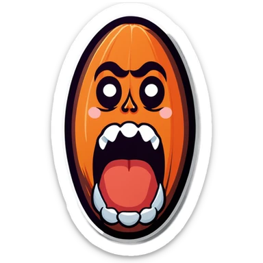 Screaming Yam sticker