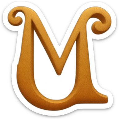 The Armenian letter A sticker