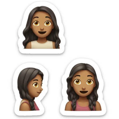 Very weird girl and annoying as hell sticker