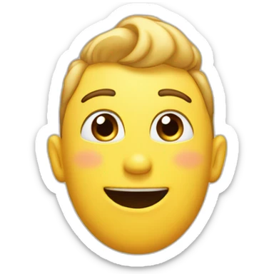 Emoji de cœur avec l3s mains sticker