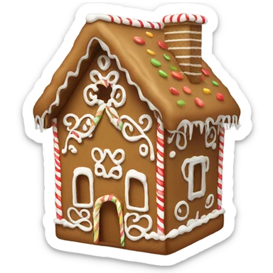 gingerbread house  sticker