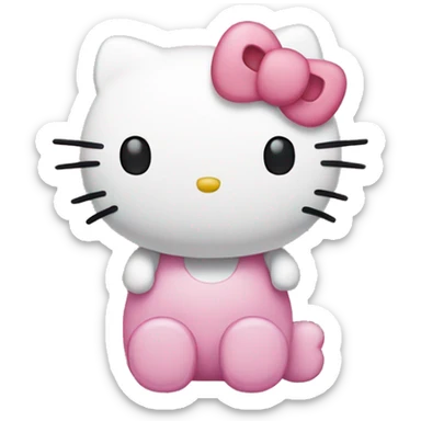 Sad hello kitty  sticker