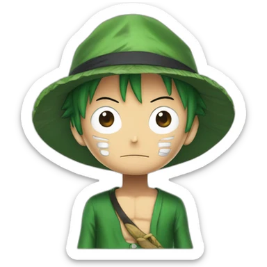 luffy zoro sticker