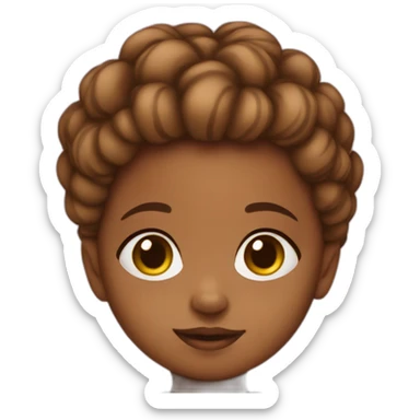 Millie baby brown sticker