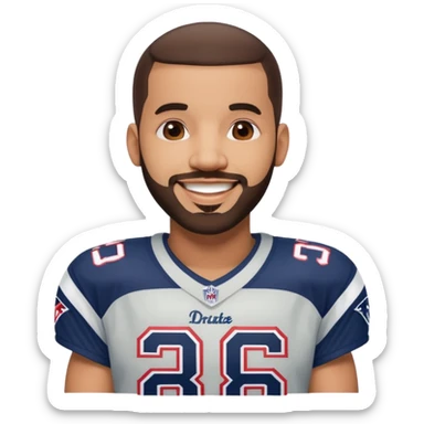 Drake mate patriots sticker