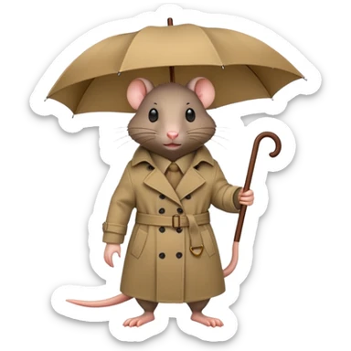 RaT in a trench sticker