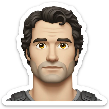 Henry Cavill August Walker sticker