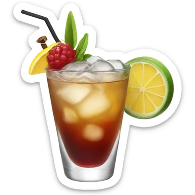 different cocktails sticker