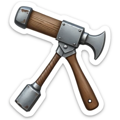 Hammer With Big Words Saying "ban" sticker