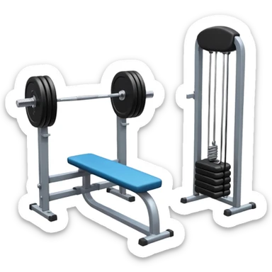 training gym sticker