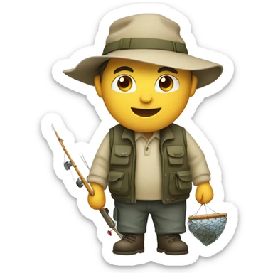 Fishing sticker