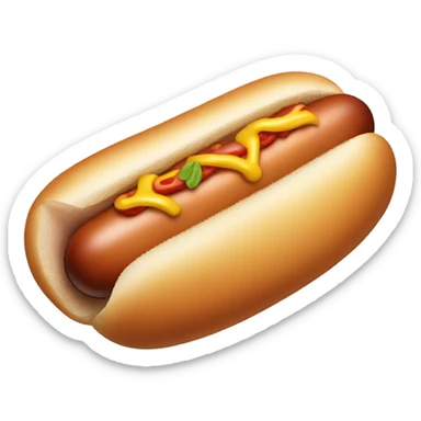 Wet hot dog  sticker