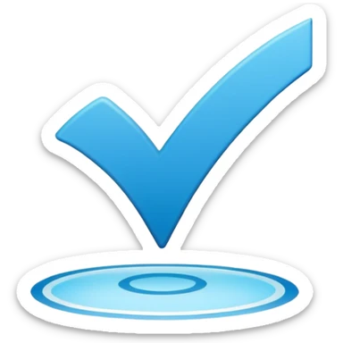 Whattsapp blue tick sticker
