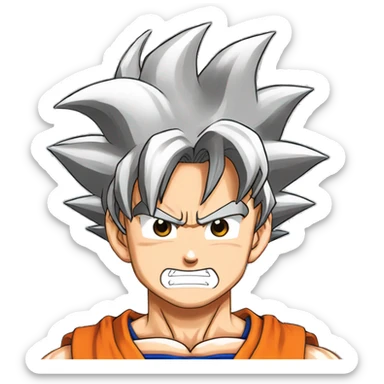 Goku from dragon ball z sticker